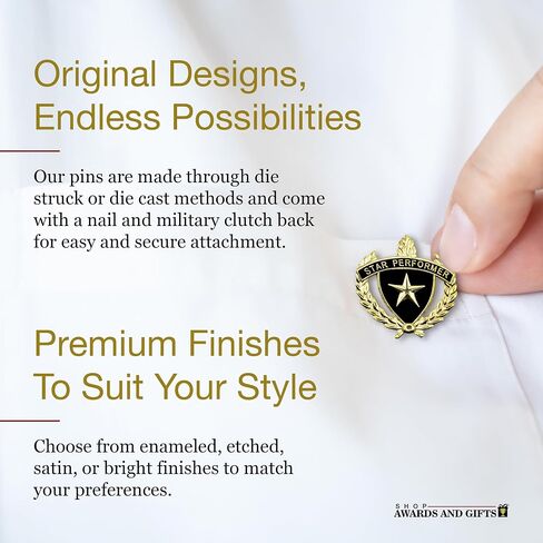 SHOP AWARDS AND GIFTS HP Series 1 Inch Lapel Pins in Kuwait
