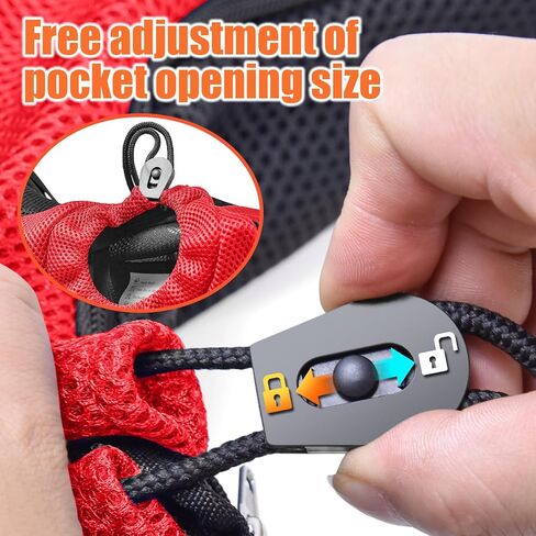 Tomkas Dog Sling Carrier for Small Dogs Puppy Carrier for Small Dogs (Red Mesh, S -Up to 5 lbs) in Kuwait