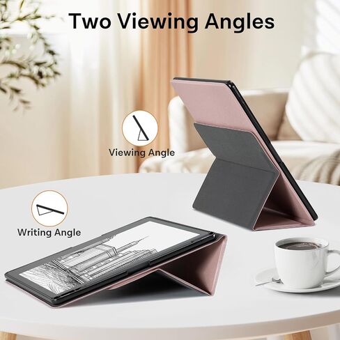 CoBak Stand Case for Kindle Scribe - Premium Folio Leather Cover with Pen Holder, Auto Sleep/Wake, and Stand Feature - Compatible with 10.2 Inch Kindle Scribe (2022 Release) in Saudi Arabia