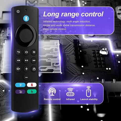 Replacement L5B83G (3rd GEN) Voice Remote Control Fire AMZ Smart Tvs fit for Smart TVs Lite, Cube (1st Gen and Later), Smart TVs Stick (2n Gen, 3rd Gen, Lite 4K) in Saudi Arabia