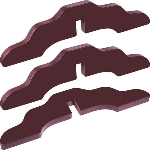 Taiyin 3 Pcs Pet Gate Support Feet Wooden Reinforcement Fitting Dog Panel Isolation Fence Free Standing PET Gate Dog Fence Panels for Configurable Wood Dog Gate Doggie Guardrail, Brown in Kuwait