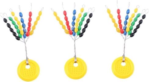 150 Pcs Colorful Rubber Fishing Bobber Stopper, 30 in 1 Float Stops Colorful Oval Fishing Bobber Float Stops Space Beans, Terminal Tackle and Accessories in Saudi Arabia