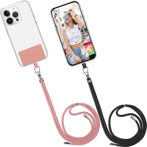 Mobile Phone Lanyard Crossbody Neck Strap, Cell Phone Charm Rope Tether Tab for iPhone Lanyards around the Neck in Saudi Arabia