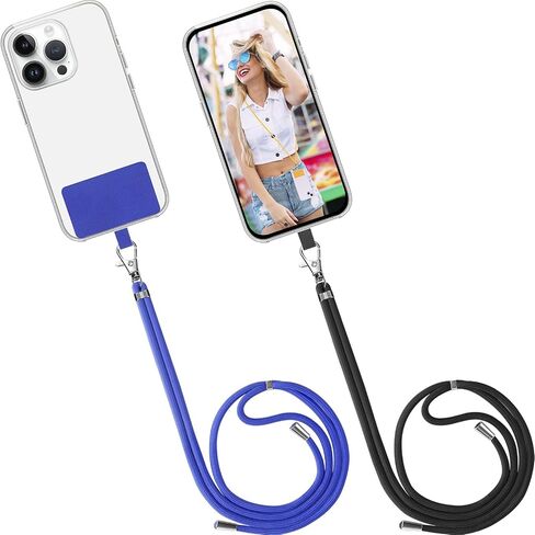 Mobile Phone Lanyard Crossbody Neck Strap, Cell Phone Charm Rope Tether Tab for iPhone Lanyards around the Neck in Saudi Arabia