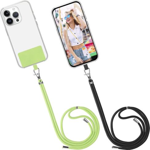 Mobile Phone Lanyard Crossbody Neck Strap, Cell Phone Charm Rope Tether Tab for iPhone Lanyards around the Neck in Saudi Arabia