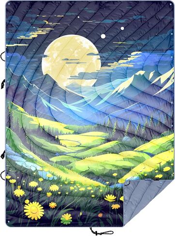 Travel Essential Blanket Quilt,Fall Camping Blanket,Warm Sleeping Bag Blanket,Portable,Waterproof,Lightweight,Non-slip,59x79" for 1 or 2 Peron,All Season,Hiking,Hammock,Concert,Picnic,Beach,Homy,CSN1 in Saudi Arabia