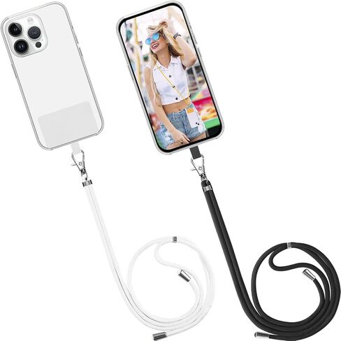 Mobile Phone Lanyard Crossbody Neck Strap, Cell Phone Charm Rope Tether Tab for iPhone Lanyards around the Neck in Saudi Arabia
