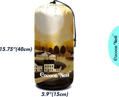 Travel Essential Blanket Quilt,Fall Camping Blanket,Warm Sleeping Bag Blanket,Portable,Waterproof,Lightweight,Non-slip,59x79" for 1 or 2 Peron,All Season,Hiking,Hammock,Concert,Picnic,Beach,Homy,CSN1 in Saudi Arabia