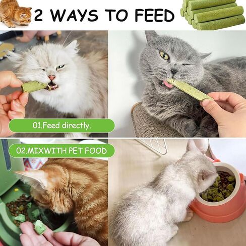 18PCS Cat Grass Teething Sticks, Cat Grass Chew Sticks,Cat Teeth Cleaning Cat Grass Stick， Chew Sticks for Cats, Natural cat Grass Chewing Stick, for Removing Hair Balls and Cleaning Teeth in Saudi Arabia