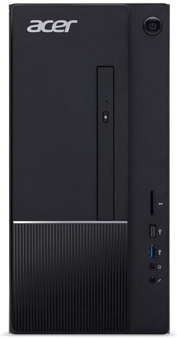 كمبيوتر مكتبي للألعاب acer Aspire-TC-1770 - وحدة المعالجة المركزية i5-13400(10-Core)، ذاكرة الوصول العشوائي 16 جيجابايت، 512 جيجابايت PCIe SSD، Intel UHD Graphics 730، Wi-Fi 6E AX211، قارئ بطاقة SD، Windows 11 Pro 64 بت، أسود in Saudi Arabia