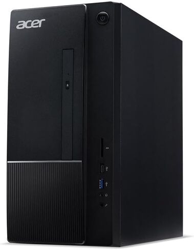 كمبيوتر مكتبي للألعاب acer Aspire-TC-1770 - وحدة المعالجة المركزية i5-13400(10-Core)، ذاكرة الوصول العشوائي 16 جيجابايت، 512 جيجابايت PCIe SSD، Intel UHD Graphics 730، Wi-Fi 6E AX211، قارئ بطاقة SD، Windows 11 Pro 64 بت، أسود in Saudi Arabia