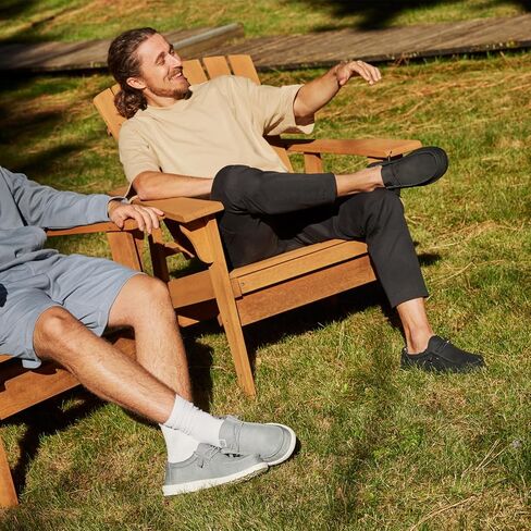 Hey Dude Wally Stretch Canvas North Atlantic Size 8, Men’s Shoes, Men's Slip-on Loafers, Comfortable & Light-Weight in Saudi Arabia
