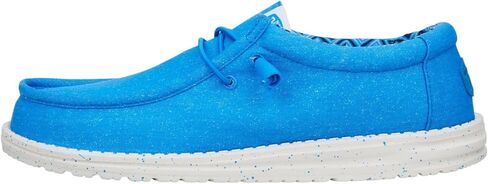 Hey Dude Wally Stretch Canvas North Atlantic Size 8, Men’s Shoes, Men's Slip-on Loafers, Comfortable & Light-Weight in Saudi Arabia