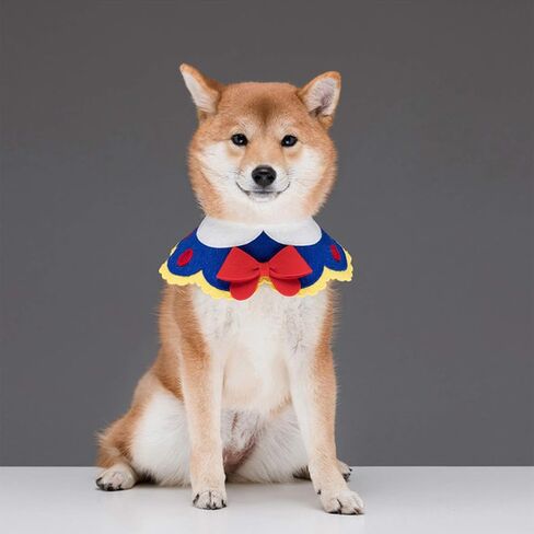 Cat & Dog Bib Lace Scarf Bandana Necklace, Scarfs Accessories for Dogs and Cats (Snow White, M) in Saudi Arabia