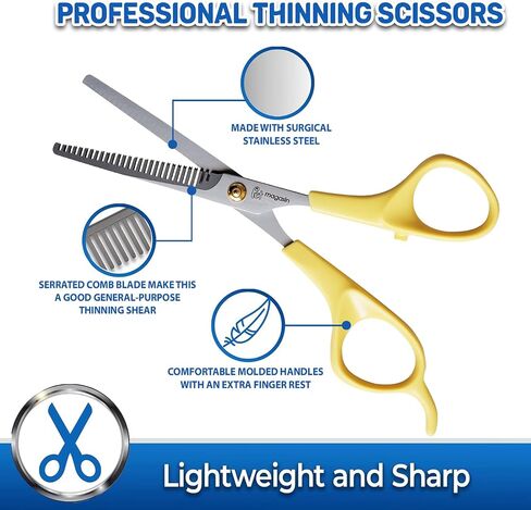PET MAGASIN Pet Thinning Shears - Professional Thinning Scissors with Toothed Blade in Saudi Arabia