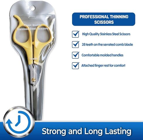 PET MAGASIN Pet Thinning Shears - Professional Thinning Scissors with Toothed Blade in Saudi Arabia