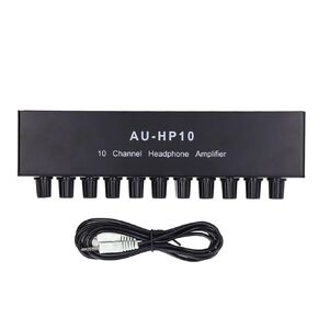 10 Channel Headphone Amplifier, 10 Channel Amplifier Receiver, Headphone Amplifier DC 12V