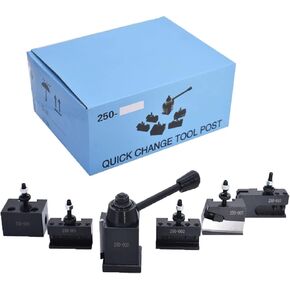 AXA 6-Pack Wedge Type Quick Change Tool Post Set for Lathe Swing 12Inch