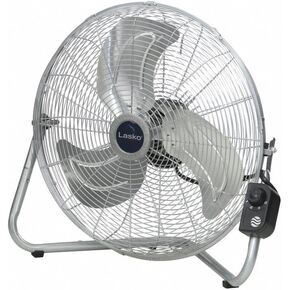 Lasko High Velocity Fan with QuickMount for Floor or Wall Mount Use, 3 Powerful Speeds, Remote Control for Garage, Shop, Attic, 20", Black, H20660, Large