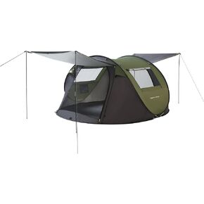 Instant Tent for Camping, Pop Up Tent, Water Resistant Dome Tent, Easy Setup for Camping Hiking and Outdoor, Portable Tent with Carry Bag, Family Tent for 3 Seasons