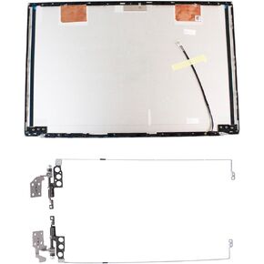 LCD Back Cover, Hinges for HP Pavilion 15-eg0050wm 15-eg0070wm 15-eg1053cl 15-eg0067st 15-eg0021nr 15-eg0077nr 15-eh0050wm 15-eh0090wm 15-eh1070wm TPN-Q245 TPN-Q246 M08901-001 M08904-001