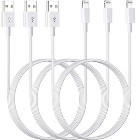iPhone Charger Cable 6ft Apple Lightning Cable 3Pack MFi Certified Colorful Nylon Braided USB Fast Charging Cord for iPhones 14 13 12 11 Pro Max X XS XR SE 8 7 6 5 S Plus