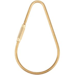 Key Ring Hook, Brass Screw Lock Carabiner Clip Hook Keychain Key Ring Gift(Drop)