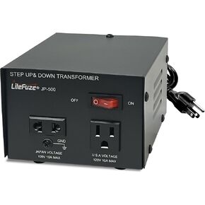 3000 Watt Japan Voltage Converter Transformer Step Up/Down - 100v to 120v / 120v to 100v Japanese Power Converter - Fully Grounded Cord CE Certified