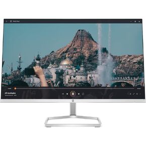 HP Series 5 524sf Monitor 94C17AA#ABA (Replaces M24f) 24" FHD IPS (1920x1080) Display, 1x HDMI, 1x VGA, Flicker-Free, Ideal for Home & Business, Black/Silver