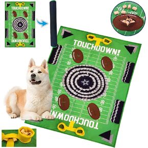 NFL Pittsburgh Steelers Pet Snuffle Mat, Football Field Feeding Game, Interactive Dog Sniffing Food Puzzle Mat Toy, Pet Foraging Mat, Slow Feeding Healthy Cat, Pet Treat Puzzle