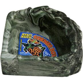 Zoo Med Reptile Rock Corner Water Dish, Large - Assorted colors