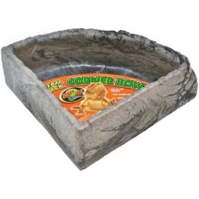 Zoo Med Reptile Rock Corner Water Dish, Large - Assorted colors