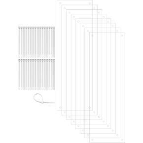 Marketing Holders Siding Edge Liner Pet Rabbit Hamster Sugar Glider Squirrel Rodent& Guinea Pig Cage Urine Guard Side Lining Small Animal Cage Liner Clear Acrylic