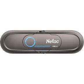 Netac 256GB Portable External USB Solid State Drive, up to 1,000MB/s Type-c and USB 3.2 Dual Interface Security Protection for Data Storage, Expansion of Storage for Photos/Videos/Music/Files, US9