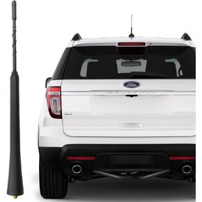 9 Inch Antenna for Ford Explorer (2011-2019), Ford Explorer Antenna, Flexible Rubber Antenna Replacement Mast for Ford Explorer 2011 2012 2013 2014 2015 2016 2017 2018 2019, Black