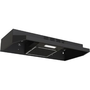 Range Hood 30 inch Under Cabinet, Stainless Steel Kitchen Vent Hood 280CFM, Built-in Kitchen Stove Hood w/Rocker Button Control, Ducted/Ductless Convertible Duct, 2 Speeds Fan, Bright LED Light
