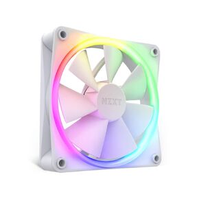 NZXT F140 RGB Core - 140mm Hub-Mounted RGB Fan - 8 Individually-Addressable LEDs - Semi-Translucent Blades - High Static Pressure & Airflow - Quiet Operation - PWM Control - CAM Software - Black