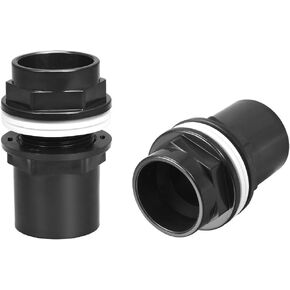 uxcell 11/4 ID PVC Aquarium Water Pipe Connector Joint Straight Tubes Hose Connector Fish Tanks Accessories 2pcs