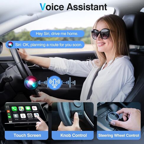 محول Carplay اللاسلكي 2024 ترقية يحول محول carplay السلكي إلى لاسلكي لأجهزة iPhone، قابس التحكم اللاسلكي وتشغيل Carplay للسيارات من 2016 ولـ Apple iPhone iOS 10+ in Saudi Arabia