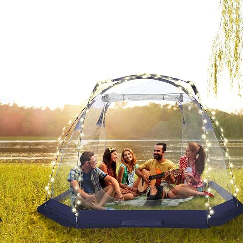Bubble Tent 10'x10' Outdoor Tent 4-6 Person Screen House Igloo Tent for Cold Protection Camping Tent in Kuwait