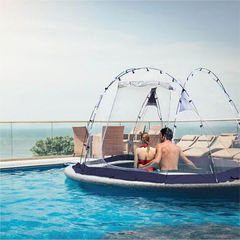 Bubble Tent 10'x10' Outdoor Tent 4-6 Person Screen House Igloo Tent for Cold Protection Camping Tent in Kuwait