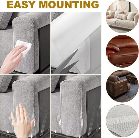 3 عبوات مقاس 118 × 8 بوصة، واقي أثاث مضاد للخدش من القطط، واقي أريكة رادع للخدش من مخالب القطط، شريط لاصق للكفوف، غطاء أريكة مقاوم للحيوانات الأليفة لباب الأريكة الزاوية in Kuwait