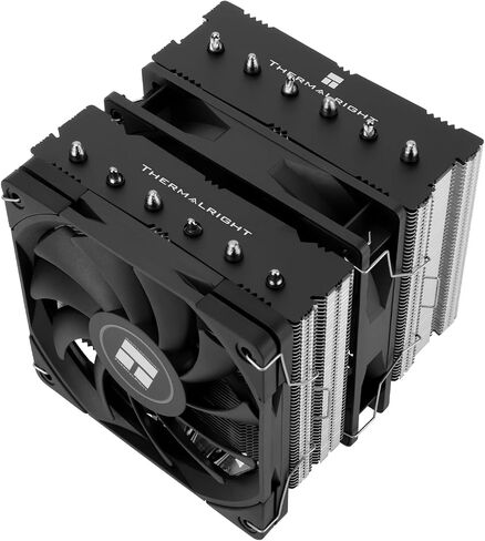 مبرد وحدة المعالجة المركزية Thermalright Royal Knight 120 SE، بارتفاع 155 مم فقط، مراوح PWM مزدوجة الأبراج TL-C12B V2 وTL-C12015B، 6 أنابيب حرارية، تبريد الكمبيوتر الشخصي لـ AM4/AM5/Intel LGA 1700/1851/1150/1151/1200 in Saudi Arabia