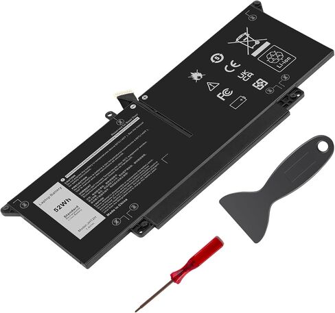Futurebatt JHT2H بطارية كمبيوتر محمول بديلة لـ Dell Latitude 7310 7410 Latitude 7410 Chromebook Enterprise Series P34S P34S001 Y7HR3 35J09 4V5X2 HRGYV WY9MP XMV7T 009YYF 7CXN6 T3JWC XMT81 7.6V 52Wh in Saudi Arabia
