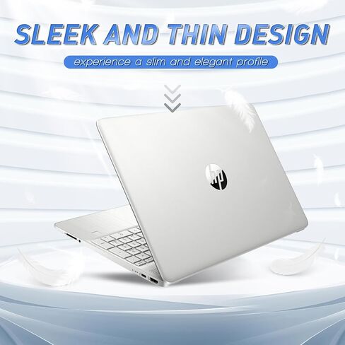 كمبيوتر محمول HP 15 Slim Copilot Ready AI • ذاكرة وصول عشوائي (RAM) سعة 16 غيغابايت • وحدة تخزين سعة 1 تيرابايت (محرك أقراص SSD سعة 512 غيغابايت + محرك أقراص ثابت خارجي سعة 512 غيغابايت) • معالج Intel رباعي النواة يعمل بالذكاء الاصطناعي • عمر بطارية طويل  in Saudi Arabia