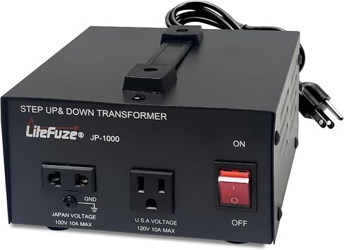 محول جهد كهربائي ياباني بقدرة 3000 وات لأعلى/لأسفل - 100 فولت إلى 120 فولت / 120 فولت إلى 100 فولت محول طاقة ياباني - سلك مؤرض بالكامل معتمد من CE in Kuwait