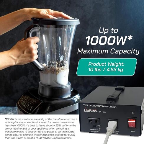 محول جهد كهربائي ياباني بقدرة 3000 وات لأعلى/لأسفل - 100 فولت إلى 120 فولت / 120 فولت إلى 100 فولت محول طاقة ياباني - سلك مؤرض بالكامل معتمد من CE in Kuwait