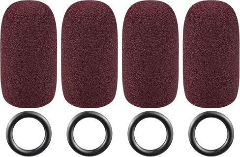SOULWIT Replacement Mic Cover for Bose A20/A30 Aviation Headset, Microphone Spongue Filter 4-Pack Foam Cover WindScreen - Black in Saudi Arabia