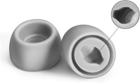 6 أزواج من رؤوس الأذن السيليكون لسماعات Samsung Galaxy Buds Pro، 3 أحجام بديلة من أطراف الأذن المضادة للانزلاق مع شبكة حماية من الغبار لـ Galaxy Buds Pro، زعانف أذن مرنة SM-R190 في علبة الشحن - أسود in Kuwait