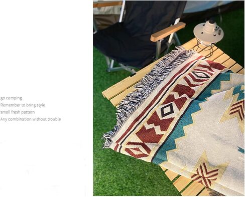 بطانية مكسيكية أصلية - بطانية نزهة، بطانية سيرابي منسوجة يدويًا، مثالية كبطانية للشاطئ، بطانية نزهة، بطانية خارجية، بطانية يوجا، بطانية تخييم، بطانية سيارة، بطانية منسوجة in Saudi Arabia